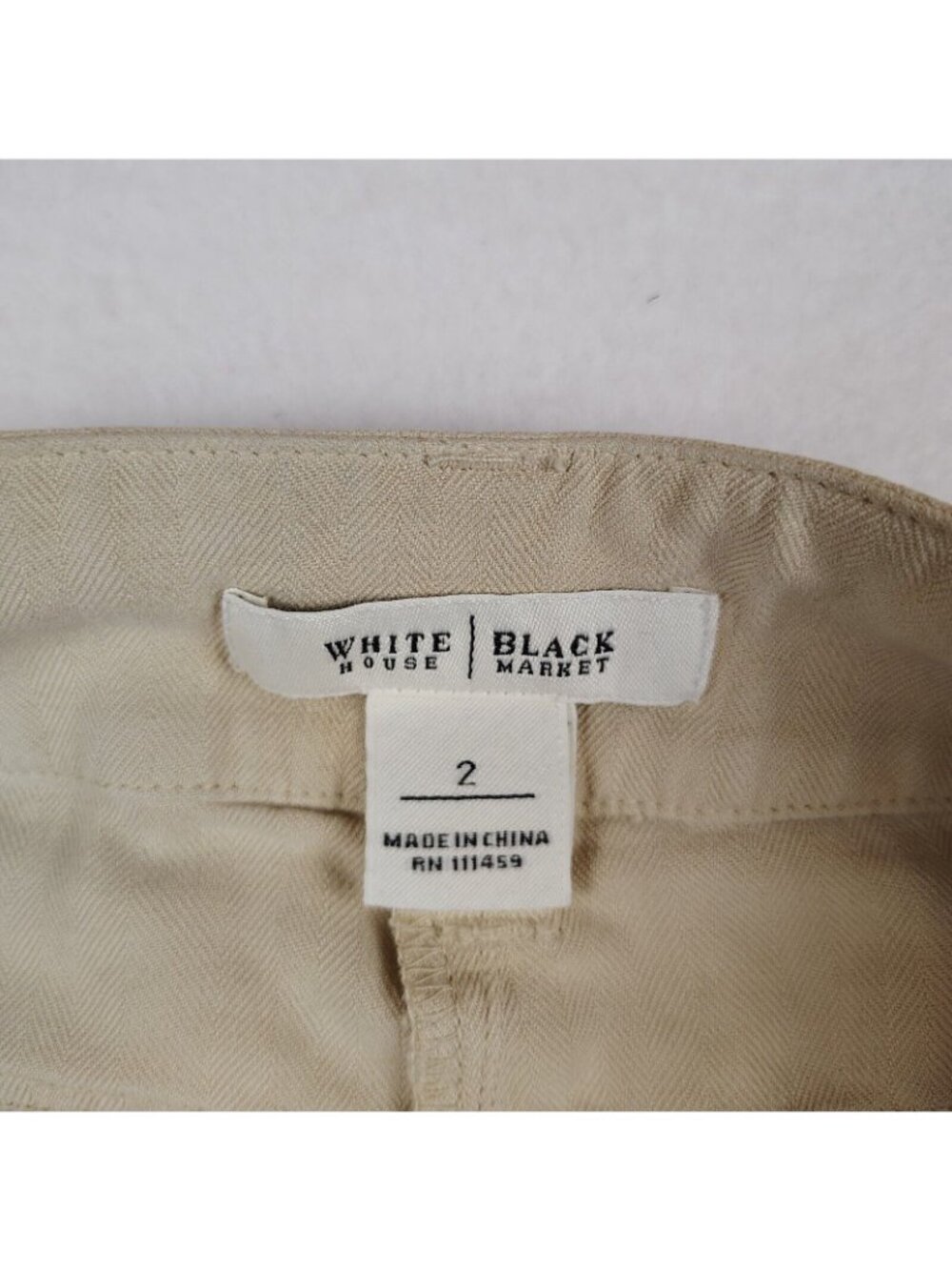 White House Black Market Silk Capri Pants Womens sz 2 - Picture 4 of 9